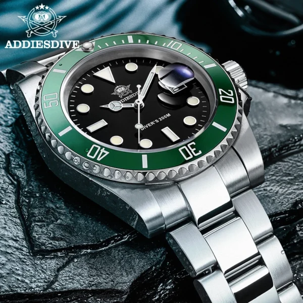 DIVE Stainless Steel Watch Men'S European and American Business Leisure Quartz Watch Waterproof Outdoor Sports Watch - Image 4