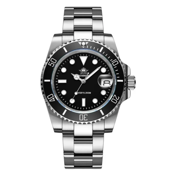DIVE Stainless Steel Watch Men'S European and American Business Leisure Quartz Watch Waterproof Outdoor Sports Watch - Image 9